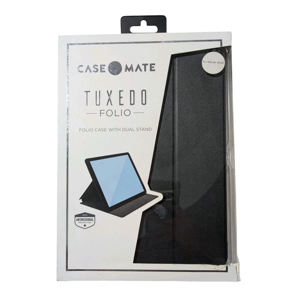 P3. Case-Mate Tuxedo Folio For‎ Apple iPad Air 2020 - Black
